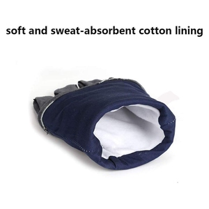 Gants de soudage en cuir de vachette, doublure isolante, feuille d'aluminium résistante à la chaleur, résistants aux flammes, gants de barbecue - Product Image 4