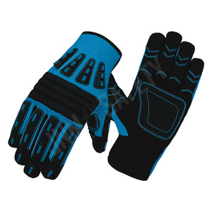 ถุงมือหนังสังเคราะห์กันกระแทก ทนทานต่อการสั่นสะเทือนสูง ป้องกันการบาด ทนแรงกระแทก ผลิตจากผ้าสแปนเด็กซ์ เสริมความแข็งแรง สำหรับงานช่างอุตสาหกรรม - Product Image 4