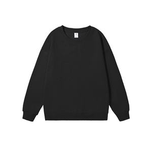 เสื้อสเวตเตอร์ไม่มีลายสำหรับทุกเพศผ้าฝ้ายผสม65% CVC 320กรัมสำหรับผู้ชายผู้หญิงโรงงานขายส่งพิมพ์โลโก้ตามสั่ง - Product Image 1