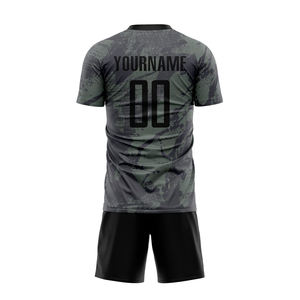 Uniforme de Fútbol Profesional, Conjunto con Estampado, Manga Corta, Transpirable, Diseño Ligero y Cómodo, Nombre y Logotipo del Equipo Personalizados, Tallas Personalizadas - Product Image 6
