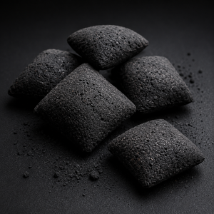 Briquettes de sciure de bois noires en forme de coussin pour barbecue (BBQ) - Product Image 2