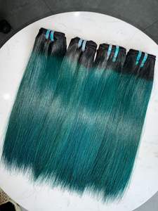Paquetes y pelucas de hueso recto hechos de 100% cabello Remy vietnamita real de una sola trama de 8 a 32 pulgadas - Product Image 5