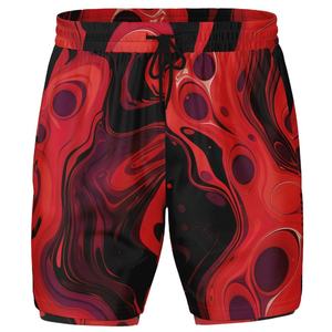 Custom Solid Sublimation Board <b>Shorts</b> Men Women Elastic Waist Breathable Quick Dry Eco-Friendly 100% Polyester High Street - Product Image 1