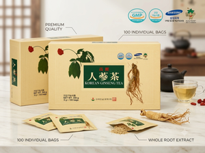 ชาโสมเกาหลีพรีเมียม 3 กรัม x 100 ซอง บรรจุกล่องกระดาษ ชาสมุนไพรพรีเมียมเพื่อสุขภาพ - Product Image 2