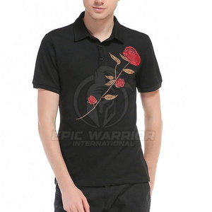 Camisetas Polo Bordadas de Color Sólido Fabricadas en Pakistán para Hombre, Camisetas Polo Bordadas Casuales con Logotipo Impreso Personalizado - Product Image 2