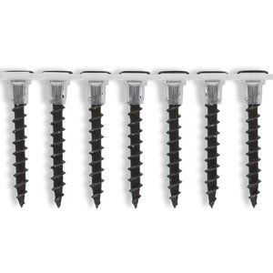 Tornillos para paneles de yeso metálicos ensartados para máquina atornilladora automática, acabado de fosfato negro, rosca estándar, cabeza de trompeta - Sujetadores THV - Product Image 1