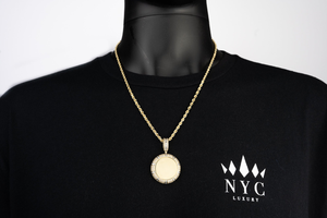 VVS Moissanite Customized Photo Pendant Hip Hop Rapper Jewelry 925 Silver Photo Picture Pendant Memorial Pendant For Gifts - Product Image 4