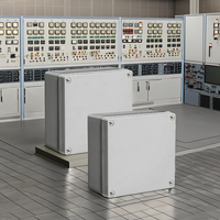 Boîtier de jonction électrique étanche IP66 en ABS/PC OEM JBX-002, moulage par injection personnalisé, 150x150x76.2mm, Vietnam