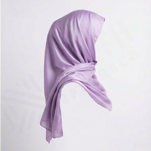 Hiyab de Jersey Acanalado para Mujeres Musulmanas, Pañuelo de Algodón Liso, con Rayas, de Alta Calidad, Suave, Premium, Transpirable, Color Personalizado - Product Image 3