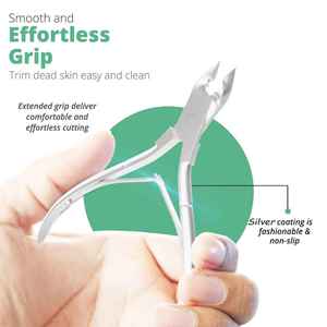 Professional Cuticle Trimmer Nail Cuticle Cutter Stainless Steel Cuticle Nail Nippers with Sharp Precision Blades Double Spring - Product Image 6