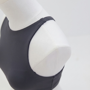 Fabricant de soutiens-gorge de sport personnalisés en gros, soutien-gorge de yoga pour femmes en nylon et élasthanne OEM ODM, soutien-gorge de sport léger 220g à marque privée - Product Image 3