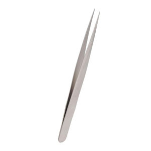 Wholesale Eyelash <b>Extension</b> Tweezers Straight German Stainless Steel False Lash Tweezers With OEM Service - Product Image 1