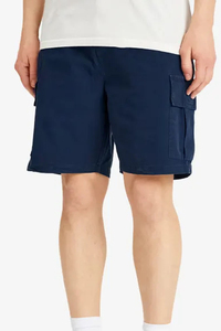 Pantalones Cortos Cargo Azules para Hombre con Cintura Ajustable, Múltiples Bolsillos Utilitarios, Tela Resistente y Cómodos para Actividades al Aire Libre - Product Image 5