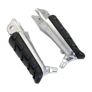 Nouveaux <span class=keywords><strong>repose</strong></span>-pieds avant en aluminium chromé pour moto <span class=keywords><strong>de</strong></span> rue Phantom 150 CB190R/CBF avec design antidérapant - Product Image 6