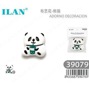 Ornamento Decorativo Ilan Milk Tea Panda 1 Pezzo Decorazione per la Casa in Tessuto - Product Image 1