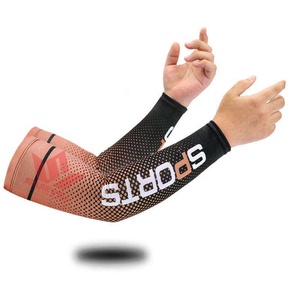 Manchons de sport SPARKWELL INDUSTRIES, noirs et blancs, à pois dégradés, anti-UV, séchage rapide, 100 % polyester, unisexe - Product Image 3