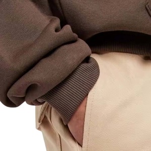 Sweat-shirt à capuche pour homme avec impression en relief, tendance, style streetwear oversize, design personnalisé pour les commandes en gros - Product Image 6