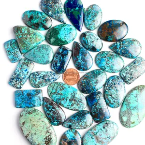 Pierres semi-précieuses authentiques, pierre à la mode, cristal Turquoise, cristal naturel, de qualité supérieure, bleu vert