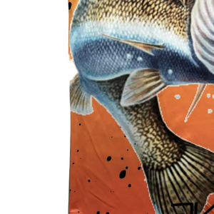 Camisa de Pesca de Manga Larga para Hombre, Diseño Sublimado de Última Moda, UPF 50, Secado Rápido, Patrón Naranja y Amarillo, Ropa para Exteriores - Product Image 4