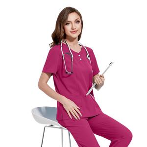 Uniforme Quirúrgico Personalizado con Logotipo para Hombres y Mujeres, Uniforme Médico de Enfermería, Conjunto de Pantalones Jogger y Blusa - Product Image 6