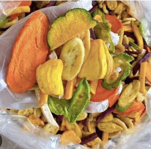 Fruits secs mélangés du Vietnam, tranches de fruits tropicaux, ingrédient pour la pâtisserie, usage commercial, pack économique 500g - Product Image 1