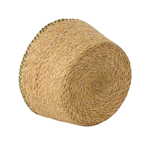 Panier rustique traditionnel multifonction en jonc de mer, panier rond en jonc de mer naturel tissé à la main pour le rangement de cuisine en provenance du Vietnam - Product Image 6