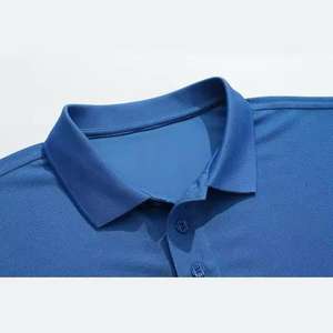 Polos de Algodón de Primera Calidad con Logotipo Bordado Personalizado para Hombre, Camisetas Polo con Cierre, Ropa Deportiva Informal de Marca, Camisetas Polo para Hombre - Product Image 3
