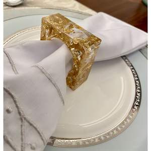 Luxury <b>Resin</b> Napkin <b>Rings</b> for Home and Event Table Decor Premium Table Accent - Product Image 1