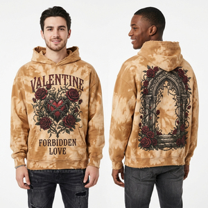 Custom Print Men Hoodie Street Style Graphic Design <b>Pullover</b> Cotton Fleece Sweatshirt Screen Printing DTG Hooded <b>Jumper</b> - Product Image 1