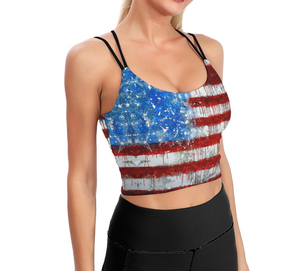 Sujetador Deportivo Personalizado con Estampado por Sublimación, Top Corto para Fitness, Bralette de Doble Tirante, Sujetador Deportivo de Alto Impacto, Secado Rápido - Product Image 2