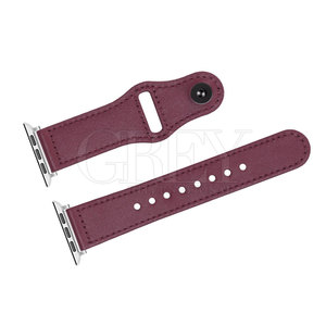 Bracelets de montre en cuir véritable, boucle à dégagement rapide, texture lisse, ajustement sûr, décontracté, quotidien, matériau flexible, confortable - Product Image 4