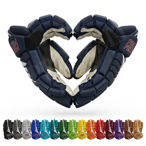Gants de hockey sur glace de qualité supérieure pour hommes et jeunes, équipement de protection rembourré pour la manipulation de la crosse, gants d'entraînement durables et performants - Product Image 1