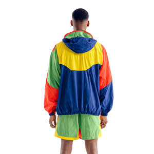 Women's Printed Streetwear Hooded Shorts Set Lightweight Spandex/Nylon Shorts Jacket Solid Color Full Sleeve Waterproof 2 1 - Product Image 2