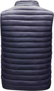 Gilet matelassé bordeaux sans manches pour homme, coupe-vent décontracté à fermeture éclair, col montant, idéal pour l'automne - Product Image 6