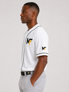 Maillots de baseball tendance à prix abordable, de qualité supérieure, séchage rapide, unisexe, col en V, personnalisables - Product Image 3