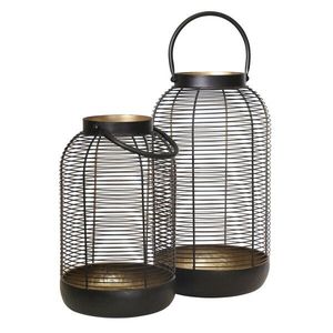 Farol de Metal Refinado para Velas, Portavelas Colgante Decorativo de Hierro para una Decoración Elegante en Recepciones de Boda - Product Image 6