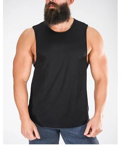Débardeur Sportif Respirant Noir pour Homme, Col Rond, Tricoté, Sans Manches, pour la Course à Pied - Product Image 6