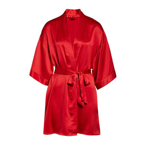 Robe de chambre en soie de haute qualité pour femme, peignoir de luxe en satin, vêtements de nuit doux, design personnalisé, vêtements de détente, vente en gros d'usine - Product Image 1