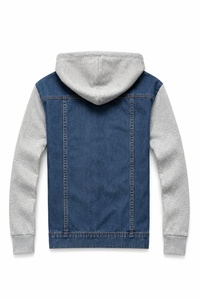 Men's <b>Fleece</b> <b>Jacket</b> Hooded Sweatshirt Inner Windproof Front Logo <b>Grey</b> Sleeve Solid Color Casual Autumn Regular Length Polyester - Product Image 2