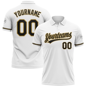 Wholesale Direct industry Best Selling Custom Black Yellow-Red 3D Pattern Design Flame <b>Dart</b> <b>Board</b> Performance Golf Polo Shirt - Product Image 2