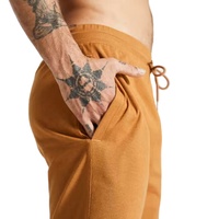 Shorts pour hommes 100 % coton biologique, extensibles dans 4 directions, écologiques, protection UV, séchage rapide, respirants, style urbain, taille mi-haute