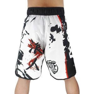 Shorts MMA personnalisés unisexes en gros, shorts de grappling par sublimation, arts martiaux, polyester extensible dans quatre directions, usine OEM - Product Image 6