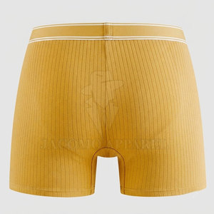 Private Label <b>Custom</b> Cotton Fabric Men <b>Boxer</b> Rib Stretch Waistband Breathable Knit Material Bulk Order Ready - Product Image 2