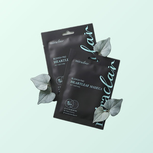 Tonique pour le visage Miraclair Korean Heartleaf Madeca Blemish Pad, paquet de 2 feuilles, fabriqué en Corée, extrait botanique blanc - Product Image 4
