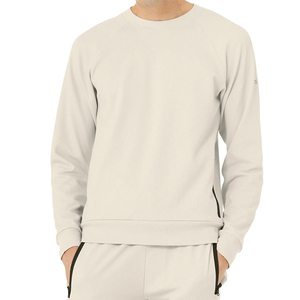 Premium Men’s Technical Performance Crewneck Sweatshirt Lightweight Tech-Fleece Pullover with Side Zipper Detail Custom <b>Athletic</b> - Product Image 4