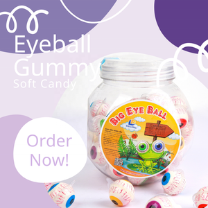 Gomitas de Yogur con Forma de Ojo en Caja, Sabores Deliciosos en Sirope Multicolor para Niños - Product Image 3