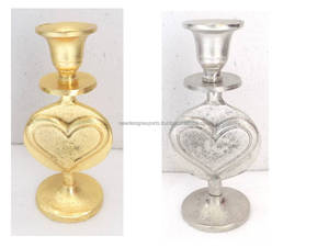 Portavelas de Navidad con forma de corazón de Metal de aluminio de lujo decoración del hogar Decoración de Navidad regalo - Product Image 3