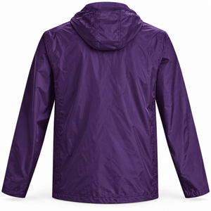 Chaqueta Impermeable y Cortavientos de Poliéster Ligero Personalizada para Invierno con Capucha, Solapa para Lluvia y Cremallera Frontal Completa - Product Image 3