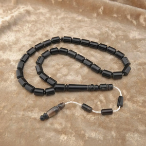 Cylinder Buffalo horn 33 beads Tasbih, <b>Islamic</b> Prayer Beads Misbaha <b>gift</b> - Product Image 4
