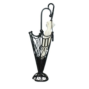Porte-parapluie noir au design unique, très vendu, style élégant, luxe, taille, forme et couleur personnalisables, idéal pour l'équipement de pluie - Product Image 4